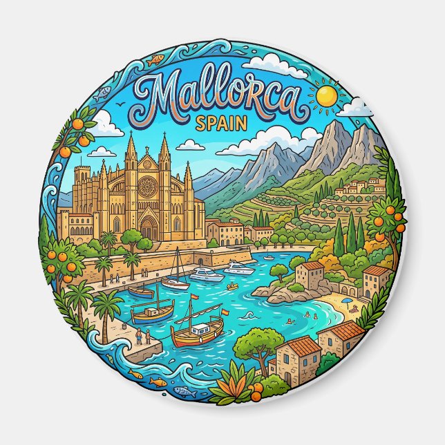 Íman Maiorca Espanha (Frente)