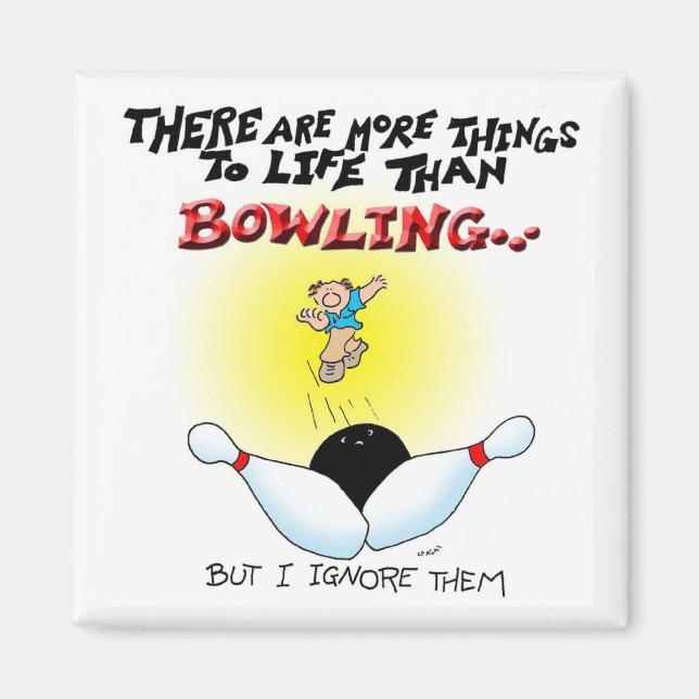 Íman Mais coisas do que Boliches (Frente)