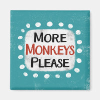Mais Macacos Por Favor Refrigerador