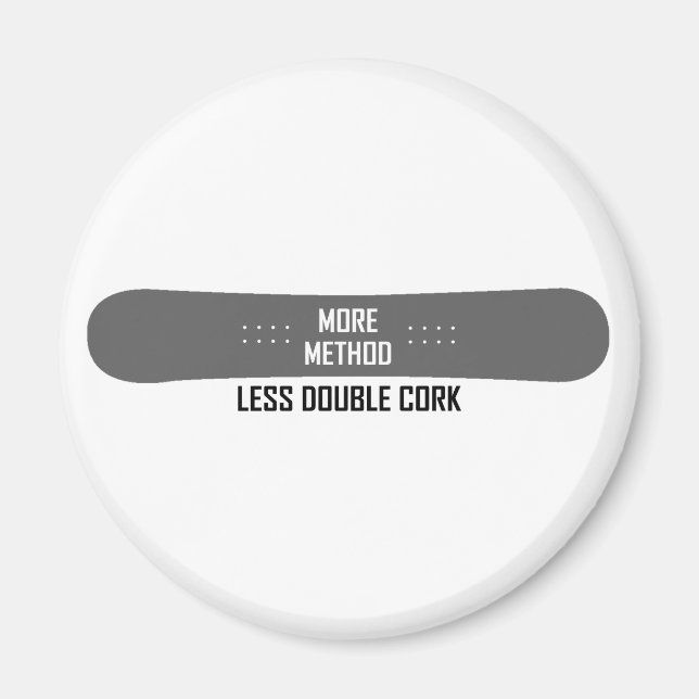 Íman Mais Método Menos Cork Duplo (Frente)