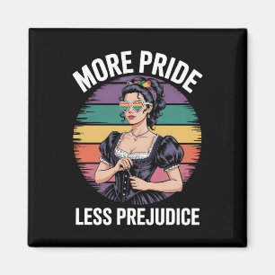 Íman Mais Orgulho Menos Preconceito LGBTQ Orgulho Gay A