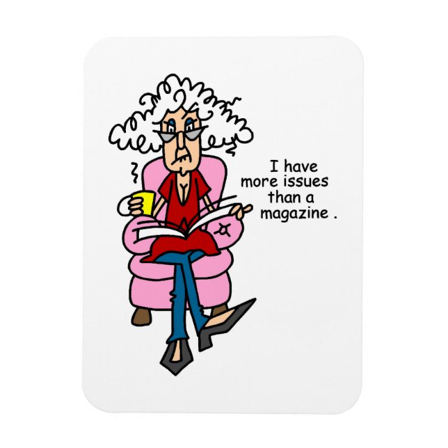 Íman Mais problemas do que um Humor da Revista (Vertical)