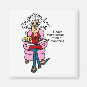 Íman Mais problemas do que um Humor da Revista