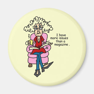 Íman Mais problemas do que um Humor da Revista