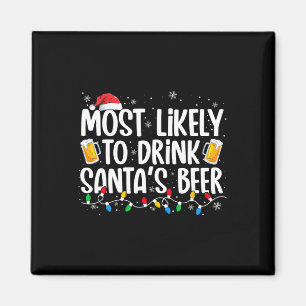 Íman Mais Propenso a Beber a Cerveja do Papai Noel Dive