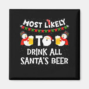 Íman Mais Propenso a Beber Toda a Cerveja do Papai Noel