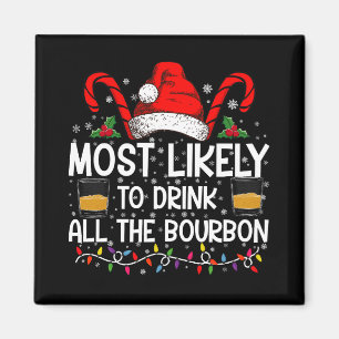 Íman Mais Propenso a Beber Todo o Bourbon no Natal