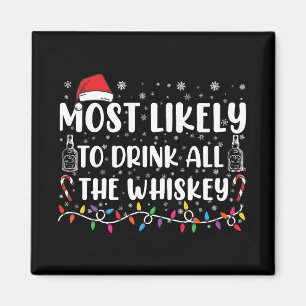 Íman Mais Propenso a Beber Todo o Uísque no Natal da Fa