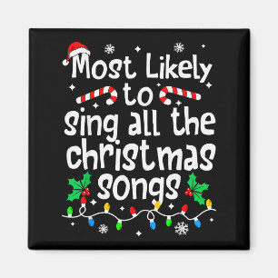 Íman Mais Propenso a Cantar Todas as Canções de Natal C