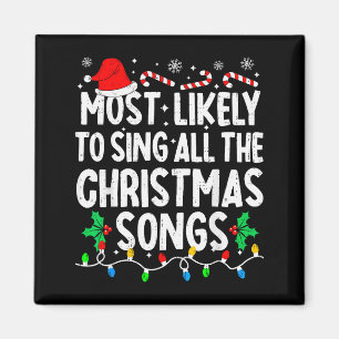 Íman Mais Propenso a Cantar Todas as Canções de Natal C