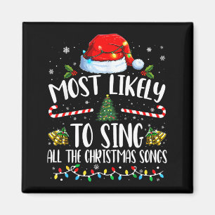 Íman Mais Propenso a Cantar Todas as Canções de Natal F