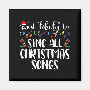Íman Mais Propenso a Cantar Todas as Canções de Natal F