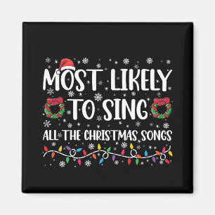 Íman Mais Propenso a Cantar Todas as Músicas de Natal F