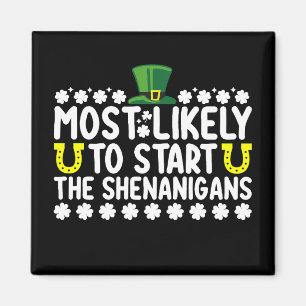 Íman Mais Propenso a Começar as Travessuras St Patricks
