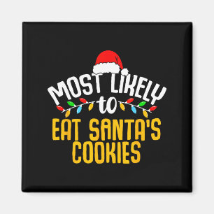 Íman Mais Propenso a Comer os Biscoitos do Papai Noel D