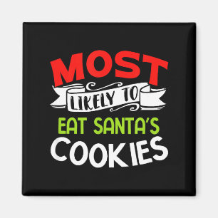 Íman Mais Propenso a Comer os Biscoitos do Papai Noel F
