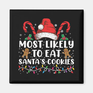 Íman Mais Propenso a Comer os Biscoitos do Papai Noel F