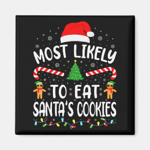Íman Mais Propenso a Comer os Biscoitos do Papai Noel F