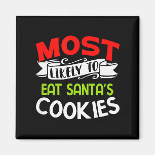 Íman Mais Propenso a Comer os Biscoitos do Papai Noel F