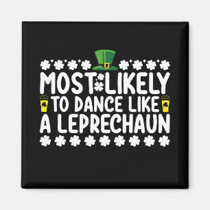 Íman Mais Propenso a Dançar Como Um Duende St Patricks