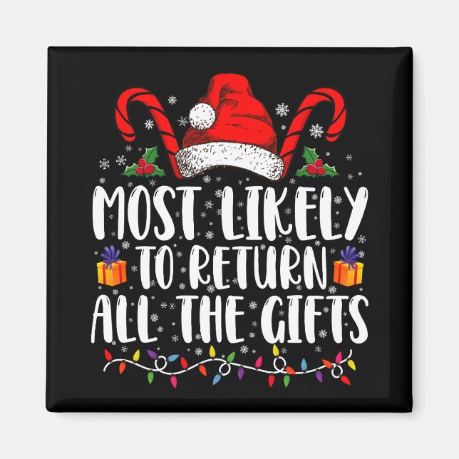 Íman Mais Propenso a Devolver Todos os Presentes de Nat (Frente)