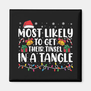 Íman Mais Propenso a Emaranhar o Tinsel no Natal Xmas