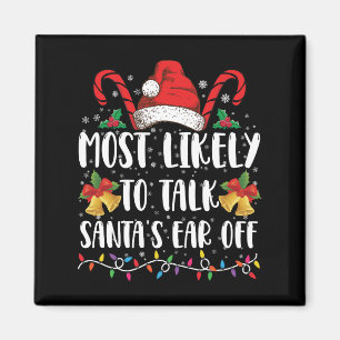 Íman Mais Propenso a Falar a Orelha do Papai Noel na Fa