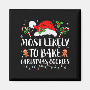 Íman Mais Propenso a Fazer Biscoitos de Natal Família P