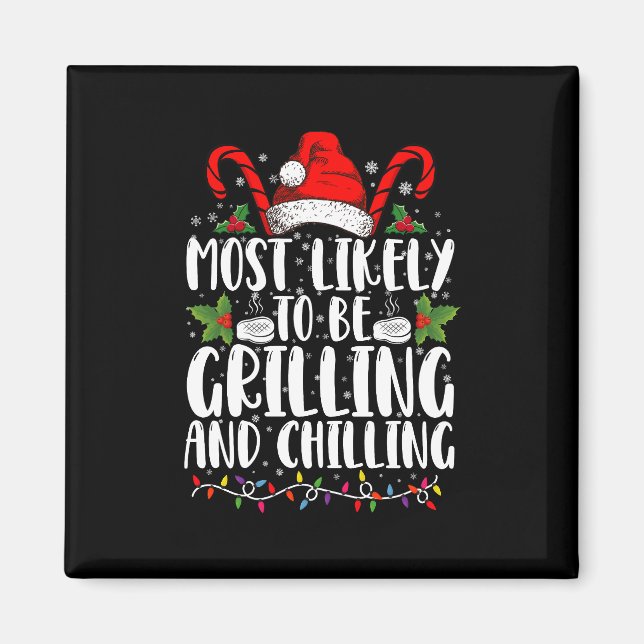 Íman Mais Propenso a Grelhar e Esfriar o Natal (Frente)
