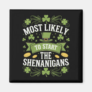 Íman Mais Propenso a Iniciar a Travessura St Patricks