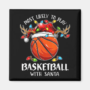 Íman Mais Propenso a Jogar Basquete com o Papai Noel Na