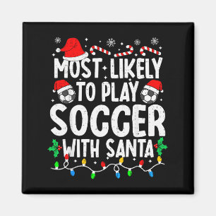 Íman Mais Propenso a Jogar Futebol com o Papai Noel Cor