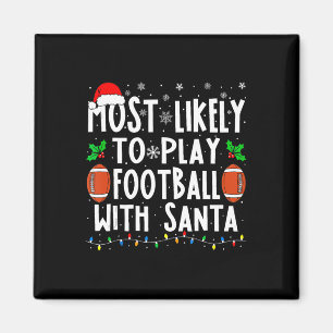 Íman Mais Propenso a Jogar Futebol com o Papai Noel Fam