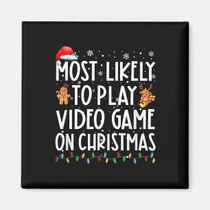 Íman Mais Propenso a Jogar Video Game no Papai Noel de