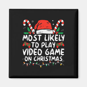Íman Mais Propenso a Jogar Video Game no Papai Noel de