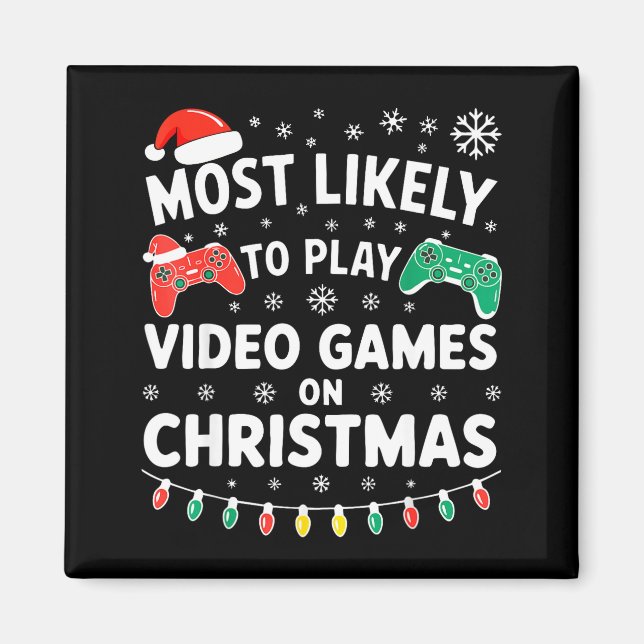 Íman Mais Propenso a Jogar Video Games na Camisa de Nat (Frente)