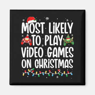 Íman Mais Propenso a Jogar Video Games no Natal