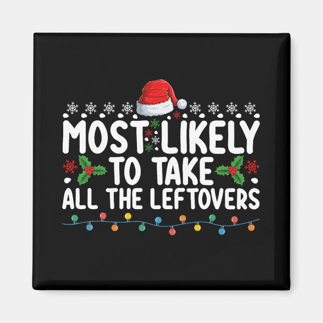 Íman Mais Propenso a Levar Todos os Restos de Natal (Frente)