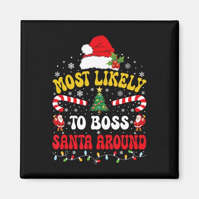 Íman Mais Propenso a Mandar no Papai Noel Correspondênc (Frente)