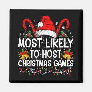 Íman Mais Propenso a Organizar Jogos de Natal Família