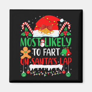 Íman Mais Propenso a Peidar no Colo do Papai Noel Famíl