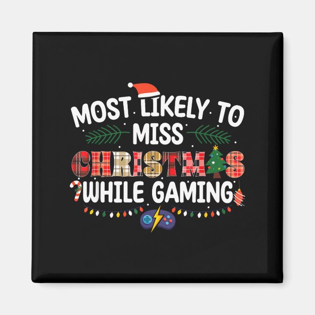 Íman Mais Propenso a Perder o Natal Jogos Divertidos Fa (Frente)
