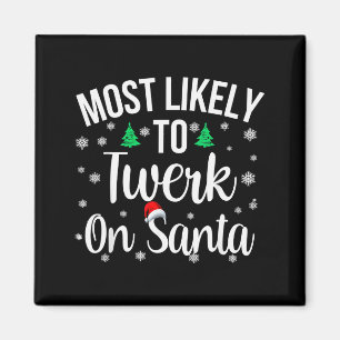 Íman Mais Propenso a Twerk no Papai Noel Inapropriado N