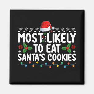 Íman Mais Provável a Comer os Biscoitos de Natal do Pap