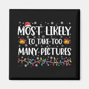 Íman Mais Provável a Tirar Muitas Fotos no Natal da Fam