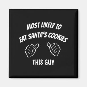 Íman Mais Provável Comer os Biscoitos do Papai Noel Est