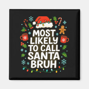 Íman Mais Provável De Chamar Papai Noel Bruh Xmas Diver