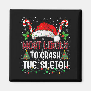 Íman Mais Provável de Crahe Sleigh Concurso de Natal em