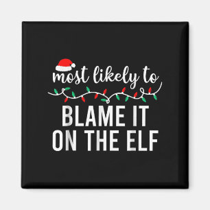 Íman Mais Provável De Culpar O Elfo Família Ch De Natal