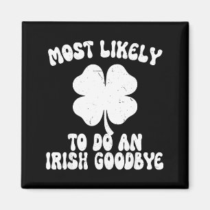 Íman Mais provável de fazer um adeus irlandês engraçado